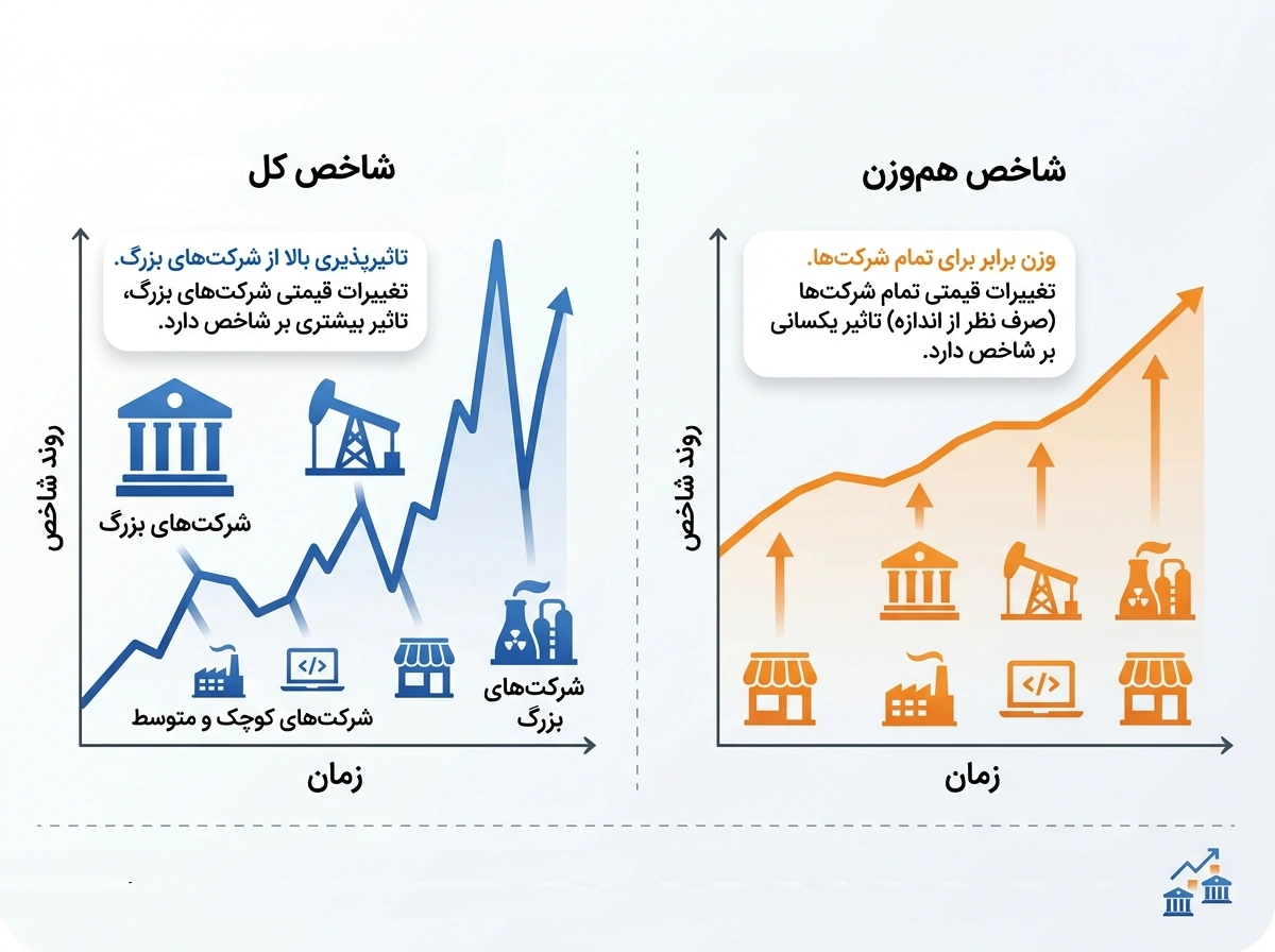 شاخص کل - شاخص هموزن